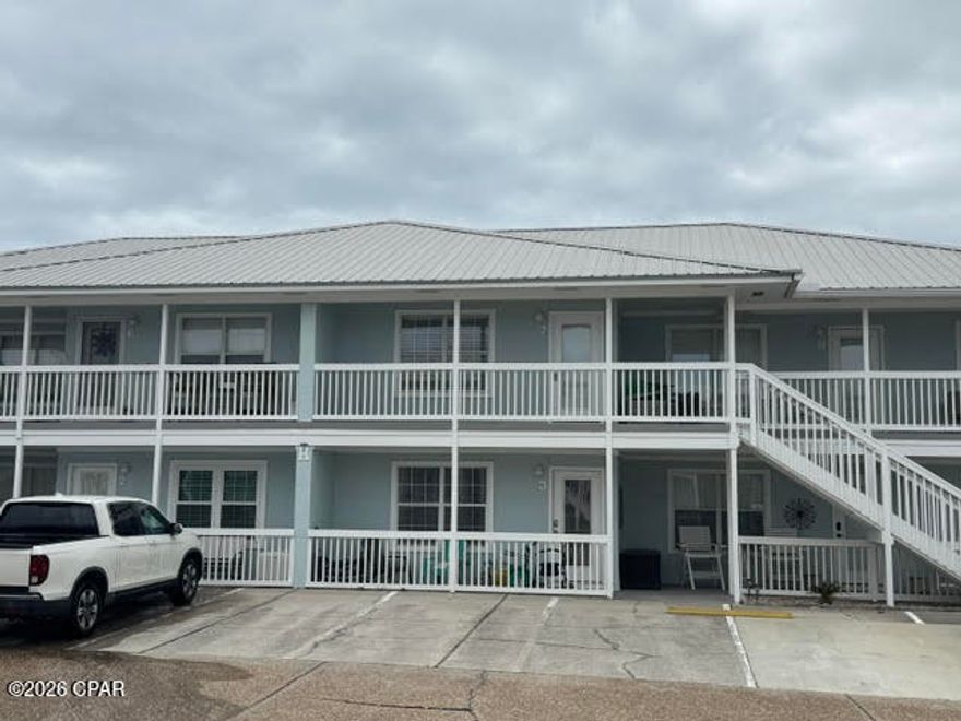 Freshly painted, just need to furnish and the unit will be ready to rent or use. Located at the back of the complex short walk to the beach or pool.