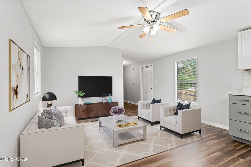 This is your chance to own a piece of paradise! This newly renovated 3-bedroom, 2-bathroom home is in a family-friendly community and has plenty of amenities. This home is located minutes from Patronis Elementary school, 6 minutes from the beach, and less than 5 minutes from some of the best restaurants in Bay county. Large lot with plenty of space for your RV or boating needs.