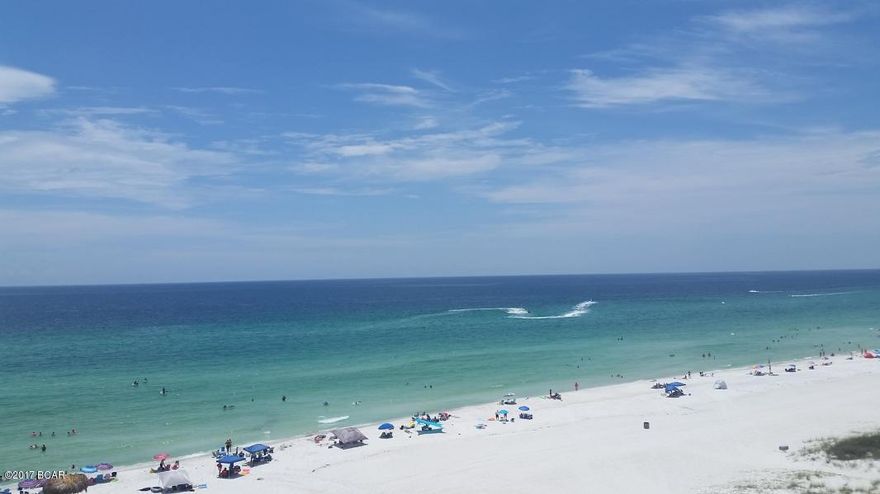 Gulf front condo with master bedroom gulf front. Gated community. Lots of amenities including two pools and tiki bar.  SELLER VERY MOTIVATED