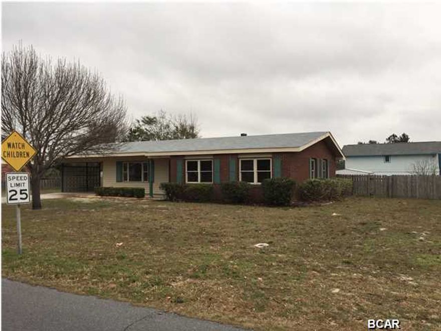 This home is located on two lots and is a corner lot. The interior has been recently painted. The A/c was replaced in 2014. New roof in 2014. This property is four blocks to the Gulf of Mexico and World's Most Beautiful Beaches. It is located 12 miles from the Northwest Florida Beaches International Airport.