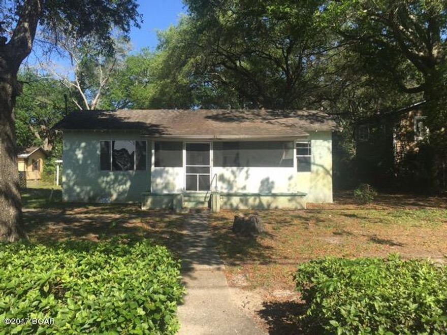 Intimate 2 bed/ 1 bath home convenient to stores, public transportation, restaurants, and parks.  The home provides about 815 square feet of living space, a sun room, and compact kitchen.  Nice sized yard. This property is bank owned.  It is sold in “as-is” condition without repairs or warranty.  Buyer is responsible for verifying all information contained in this listing.