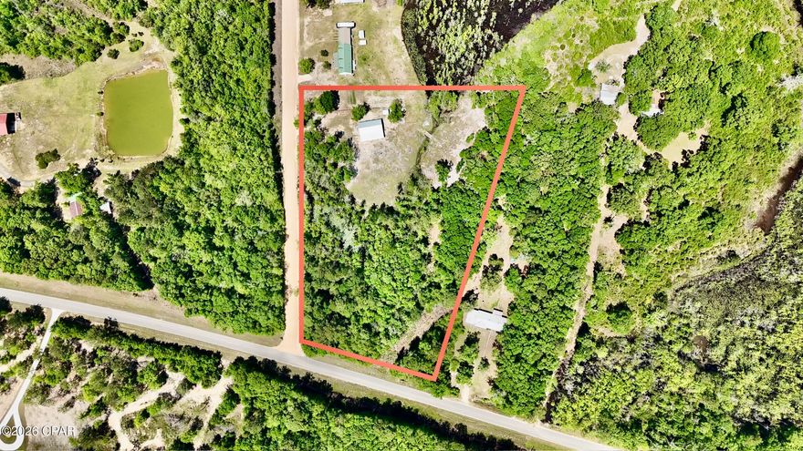 Discover the potential of this 6.07-acre property offering space, functionality, and versatility. The property features a large pole barn approximately 24x48 with an attached 14x48 lean-to, ideal for equipment storage, a workshop, or potential barndominium conversion. A small storage shed is also included.

A septic tank is already in place, providing a great starting point for your future homesite, mini farm, or weekend retreat.

Conveniently located approximately one hour from Panama City Beach, FL, and about 45 minutes from Ft. Rucker, this property offers peaceful country living with easy access to nearby amenities.

Camper may be purchased separately. Contact your agent for additional details and to schedule a showing.

Buyer and buyer's agent to verify all information deemed important.