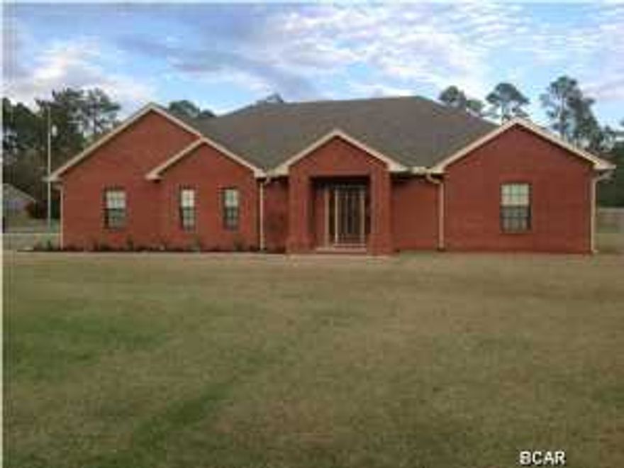 WELL MAINTAINED ALL BRICK HOME ON 1 ACRE!!!! INTERIOR FEATURES INCLUDE LARGE LIVING ROOM WITH LAMINATE WOOD FLOORING, TRAY CEILING WITH CROWN MOLDING, BUILT IN DECORATIVE SHELVING WITH LIGHTING, STACK STONED FIREPLACE WITH CUTOUT FOR YOUR FLATSCREEN. UPSCALE KITCHEN WITH TOP OF THE LINE GRANITE COUNTERTOPS AND GRANITE BACKSPLASH,UNDERMOUNT LIGHTING, CUSTOM MAPLE CABINETS, LARGE WALK IN PANTRY, BREAKFAST BAR AND OBERSIZED DINING AREA,18INCH TILE AND REAR PATIO ACCESS. THE MASTER SUITE IS AN OWNERS DELIGHT WITH OVERSIZED HIS AND HERS CLOSETS, TRAY CEILINGS, CROWN MOLDING, DOUBLE GRANITE VANITY, SEPARATE JACUZZI TUB AND UPGRADED SHOWER WITH BODY SPRAYING SYSTEM AND BENCH. THE ADDITIONAL TWO BEDROOMS ARE MIRROR IMAGED. BOTH 13X13 WITH LARGE CLOSETS. THE 4TH ROOM CAN EASILY BE USED AS