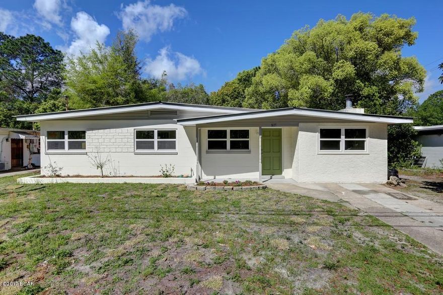 3 Bedroom/1 Bath-Recently rennovated all new interior-Roof and AC approx 2 years old-Stone fireplace-All new flooring-New windows-Fresh paint in & out-Bathroom refurbished-Shed in rear yard-home backs up to park area-Screened porch 27'x10'Located just off of Frankford Ave between 23rd St & 15th St-Centrally located and priced to sell-All measurements and other listing information should be verified if deemed important