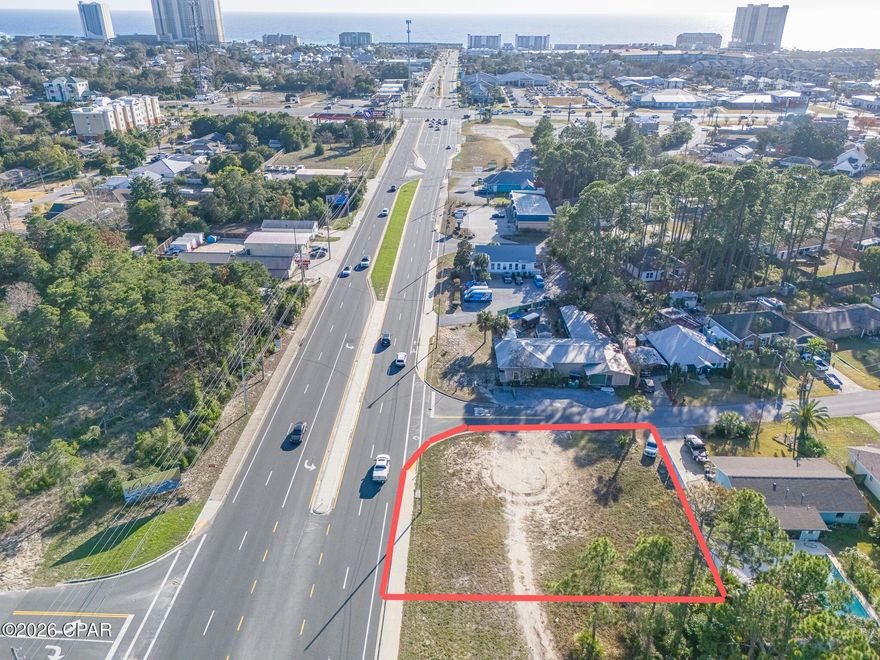 2 PARCELS for sale - 89'D X 110'W
401 & 403 N Arnold Road (Hwy 79)
Commercial development on booming Hwy 79.  Few feet from Hwy 98 (PCB Pkwy) south  and north to the new Hospital.  
Corner lot with great access.
