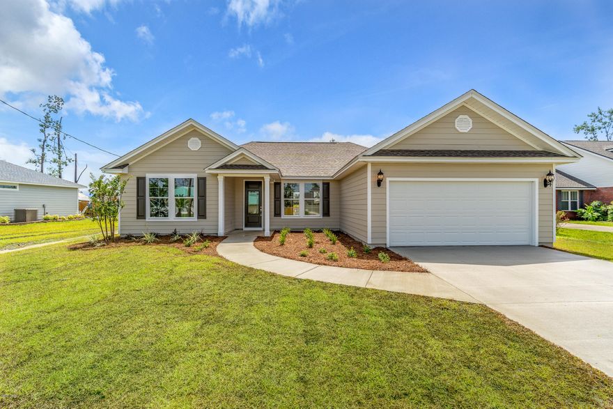 ***Professional Photographs Coming Soon*** RARE opportunity to purchase a beautifully constructed brand new home, on a HUGE lot(83'x370'), in the middle of town, in a nice neighborhood, and NO HOA FEES! The back yard of this house extends approx 285' from the edge of the back porch and plenty of setback space has been left on the right side of the house for future access as desired. Nestled on a quiet street, this open floor plan home has been constructed using quality materials throughout, including granite counter tops, hardi-board siding, tiled master shower, LVT flooring throughout the main areas and Master Bedroom, enhanced insulation, stainless appliances, high quality shingles, along with professional landscaping(including irrigation), and to top it off this home comes with the peace of mind of a Builder's warranty.  All sizes and measurements are approximate, verify if important.