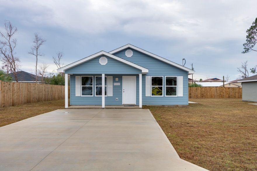 CURRENTLY UNDER CONTRACT, SELLER ACCEPTING BACKUP OFFERS

NEW CONSTRUCTION close to Tyndall. Home has a semi-open floor plan with large galley style kitchen, custom cabinets, and vinyl plank flooring through out. Come see this charmer today! Seller is not contributing to Buyers closing cost.