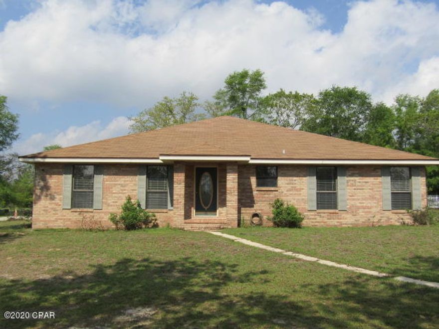 Country living at its finest! 3 bedroom, 2 bath home features open living room, separate dining area, kitchen with breakfast bar and split bedroom floor plan. Master bathroom features garden tub and separate shower. Located on just a little under 1 acre enjoy serene evenings on your back porch or at the fire pit. Water included in rental payment. Property is on septic system. Large laundry room with extra storage, cabinets, sink and 1/2 bath. No pets. Fireplace is non operational.