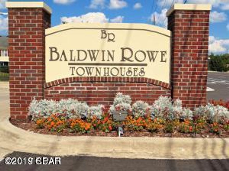This is no ''cookie cutter'' townhome, this 3/2.5 Baldwin Rowe property has been completely remodeled.   The unit offers new roof, all new vinyl plank flooring, new carpet in the bedrooms, new light fixtures and ceiling fans, all new white, soft close cabinets, stainless appliances, freshly painted, quartz countertops, all bathrooms are new with designer tile accents in both bathooms, large walk in closet and so much more.   Unit has 9 ft, ceilings, screened porch which overlooks the fountains, split floor plan, ensuite has double vanities, a garden tub and even a sitting area making it a great get way after a busy day. You have a one car garage and driveway complete with parking.  This gated community has a wonderful pool and offers a great family lifestyle. Super location, just minutes from great shopping opportunities, schools, hospitals, restaurants and historical downtown district.  Call for your private showing today so you can begin your luxury living.  All ages, sizes, including sq. ft. are approximate measure if important.