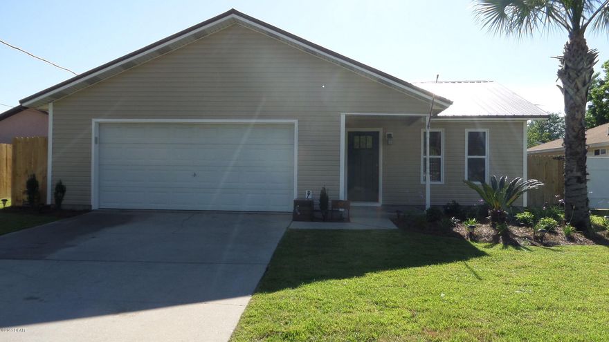 Immaculate 3 bedroom, 2 bath home that has been recently remodel throughout. This is like a brand new home!!



All new- vinyl siding & double-pane windows, roof,  A/C, new hot water heater, flooring, fresh paint, light fixtures, new appliances, sprinkler system & landscaping, new wi-fi system, and more! 



Features large eat-in kitchen.  Plenty of counter top & cabinet space. Separate dining area, spacious living room,  New privacy fenced back yard. Pleasantly landscaped with new flower beds and fresh sod. Over-sized two car garage.



***Lawn service included with the rent***  (Owner will pay for water bill for sprinkler system only and the lawn service) 



The Property is approximately 6 miles to the main gate of Tyndall AFB and convenient to schools and shopping too.