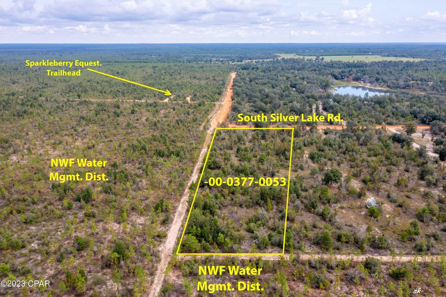 CURRENTLY UNDER CONTRACT, SELLER WILL CONSIDER BACKUP OFFERS || If you want privacy and seclusion THIS IS IT! This beautiful piece of land is 165' wide and 660' deep. It is bordered on two sides by Northwest Florida Water Management Area which offers hunting, horseback riding, and hiking. Walk out your front door to hunt or saddle up your horses and take a ride to Econfina Creek or Sparkleberry Pond. Land is located on a county maintained road, only 1 mile from pavement. This land is high and dry! Only 30 miles from the Northwest Florida Beaches International Airport. 6 Miles to grocery and hardware store.