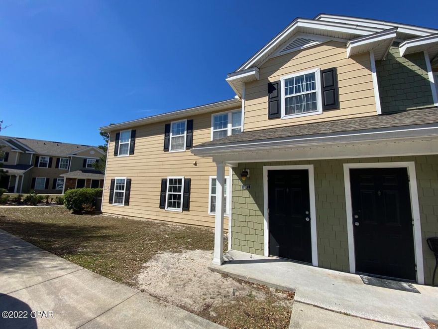 Amazing location at Nautilus Cove Condos!  This complex is located just East of Pier Park, and only one city block to the beach.  Featuring a gated entrance and community pool, and just minutes from shopping, dining and entertainment.  The unit is a 4 bedroom 3 full bath unit recently repainting with new hard surface flooring.  NO PETS