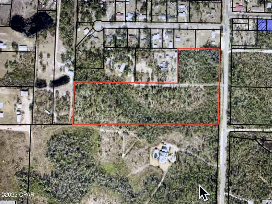 Update: According to Bay County officials, this parcel is going to be in the path of the new public sewer lines that will be installed in 2023-2024. Zoned AG-1, so Campground, Horses, Youth Camp, etc, SEE attached for campground regulations.  This acreage enjoys easy Resota Beach Road access.  The adjacent lots to the North and West are 1.0 to 5.0  acre parcels, if you are interested in purchasing and dividing this large parcel, although this parcel is currently zoned for 1 home per 10 acres according to Bay Co Planning and Zoning. (Buyer to do their due diligence and determine if the parcel meets their needs.) *Information provided is deemed reliable but is not guaranteed and should be independently verified by the bu