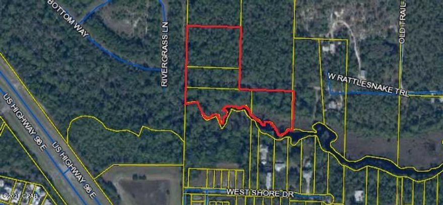 PRICE IMPROVEMENT !Inlet Beach 30A seclusion and privacy at its best, located near  Watersound Origins.  Need a place to park that big RV Bus close to everything?  Your own private woods setting on Lake Powell's West end on 30A. 4 separate Parcels including 500 feet of waterfront on Lake Powell most western end. 

Two docks can be built for all your boating needs. Perfect for  Flatboats for fishing,  kayaking, canoes , Wave runners.  Deer roaming about. Totally secluded even though only a short bike ride or walk to the the St Joe Community amenities and  very close to Rosemary Beach and Alys Beach. This West end of Lake Powell opens up as the largest Coastal Dune lake in the State. Access to the Gulf parts of the year. Zoning consists of conservation Residential, and neighborhood Infill.