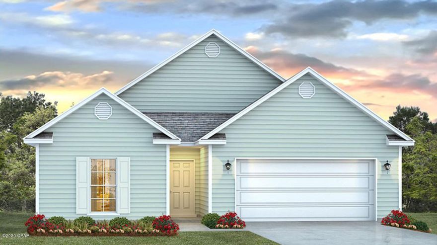 This Delray plan features 4 bedrooms with two just off the foyer and an additional bedroom that could be used as an office or study. The kitchen is

open to the large great room and has center island with granite cabinetry, a stainless sink and the appliances include a stove, microwave and dishwasher.

Bedroom 1 has his and hers walk-in closets and a bath with dual sink vanity and shower only. Additional features of this home include: LVP flooring throughout

the main areas of this home with carpet in each bedroom, brushed nickel hardware on interior doors, and quality paint on walls. This home is being constructed with the Zip Sheathing system, providing greater protection than a traditional housewrap from damages due to wind, rain, and extreme weather. A standard Smart Home package includes a KwikSet keyless entry, Skybell doorbell, automated front porch lighting, an Echo
Dot device, and Quolsys touch panel which can be integrated to control your lighting, thermostat, front door and so much more.
A builder 10 year structural warranty is also included.

Pictures, photographs, floor plans, elevations, features, colors and sizes are approximate for illustration purposes only and will vary from the homes as built. Home and community information including pricing, included features, terms, availability and amenities are subject to change and prior sale at any time without notice or obligation. For Move-In/Completion Estimates: Ready dates are estimates only. Timing of completion of construction and buyer move-in are subject to contingencies contained in home purchase agreement and governing jurisdictions issuance of a certificate of occupancy, and may change due to forces majeures and other delays or disruptions outside the reasonable control of the Builder.