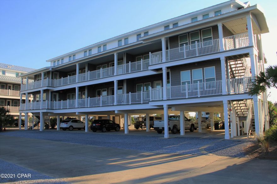 CURRENTLY UNDER CONTRACT, SELLER ACCEPTING BACKUP OFFERS Beautiful 2 bedroom, 2 bathroom condo located less than half a mile from the beach. This unit is being sold furnished and ready for your weekend getaways. Perfect for a second home or even a long term rental. This is one of the most affordable units on the market in Mexico Beach.