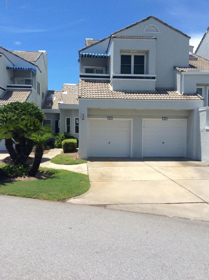 WATERFRONT! Excellent Investment Opportunity! 2 BDRM/ 2 BA condo overlooking Bay Points' portion of Grand Lagoon. A deep water channel runs directly in front of this home. Gorgeous sunsets! The condominium received damage from hurricane Michael and the HOA is having the buildings repaired. The building will have a new roof. The HOA insurance will complete repairs up to the drywall replacement. Buyer will have to complete the interior from the drywall in. Bay Point has a marina, golf course, and security.