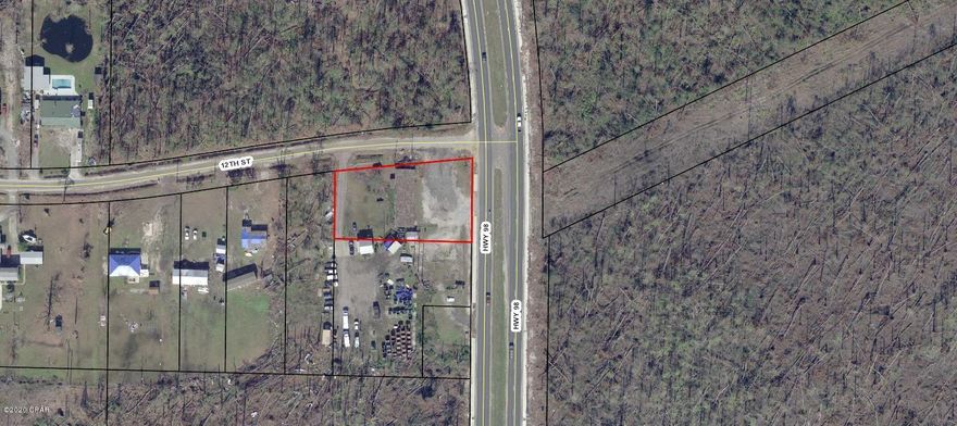 Property is currently under contract, seller will continue to show and take backup offers.  Nice Commercial Corner Lot with Great traffic at a Great Price!  This property is on the corner of N.Tyndall Parkway and 12th St. with a older mini warehouse located on it, which has not been in use for many years. Many possibilities for this property in a ever growing and renewing area!   Thank you for considering this property.  All information should be verified by buyer or buyer's agent if important.