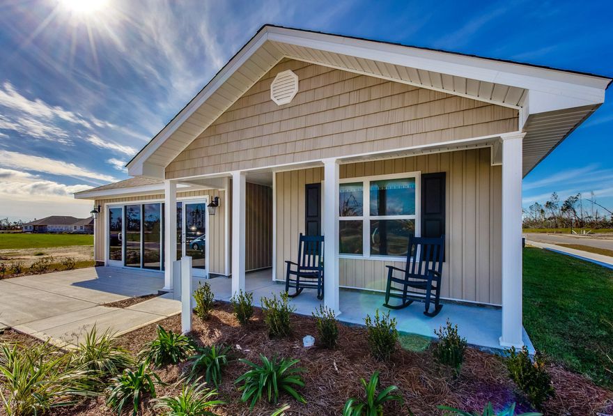 This Ryder floor plan is now under construction. As you drive up to this home you will a see a covered porch and two car garage. Through the front entry way you will find vinyl sheet flooring throughout all common and wet areas of this home. The shared bath has vinyl sheet flooring and shower/tub combo. The hallway

opens to the large great room, kitchen and dining area. The kitchen is open with a center island and has plenty of cabinet space and a nice pantry for storage. Appliances include a dishwasher, microwave and stove. In the master suite you will find his and hers walk-in closets. Barrett's Park is located just north of downtown

Panama City. It is perfect for quiet living yet close to shopping, dining and entertainment as well as a short drive to Tyndall AFB. Pictures, photographs, floor plans, elevations, features, colors and sizes are approximate for illustration purposes only and will vary from the homes as built. Home and community information including pricing, included features, terms, availability and amenities are subject to change and prior sale at any time without notice or obligation. For Move-In/Completion Estimates: Ready dates are estimates only. Timing of completion of construction and buyer move-in are subject to contingencies contained in home purchase agreement and governing jurisdictions issuance of a certificate of occupancy, and may change due to forces majeures and other delays or disruptions outside the reasonable control of D.R. Horton, Inc.