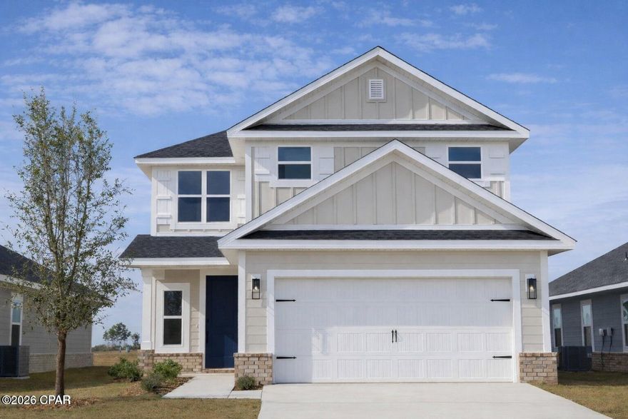 This home is under construction. Pics are of a like plan. Welcome to the grandeur and elegance of the 2525 floor plan, a stunning two-story home that exemplifies luxurious living. With 5 bedrooms and 3.5 baths, this residence offers an abundance of space for you and your family to thrive. As you step inside, you'll be greeted by a magnificent two-story foyer that sets the stage for the grandeur that awaits. The heart of the home is the breakfast-bar kitchen, which is both functional and visually stunning. It features spacious pantry & storage, this kitchen is a chef's dream come true. The dining nook is the perfect spot to savor your morning coffee or enjoy casual family meals while basking in the natural light streaming through the windows. The master suite is a true haven, boasting a generous layout and featuring an expansive walk-in closet that can accommodate even the most extensive wardrobe. The ensuite bathroom offers a tranquil escape with its luxurious fixtures, a soothing soaking tub, Separate shower, a linen closet, and dual vanities. The remaining bedrooms are located upstairs and provide ample space for family members or guests, ensuring everyone has their own private retreat. These rooms can be versatile and adapted to suit your needs, whether you prefer a dedicated home office, a hobby room, or a play area for the little ones. The 2525 floorplan combines thoughtful design, impeccable craftsmanship, and luxurious features to create a home that exceeds expectations. From the grand entryway to the well-appointed living spaces, every detail has been carefully considered to enhance your living experience. Like plan. Colors may be different than shown.