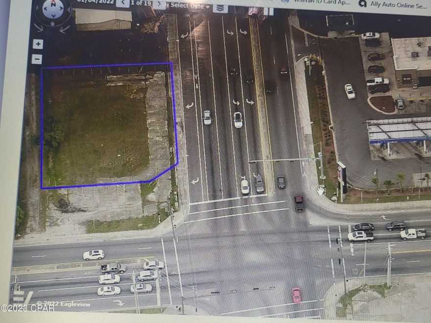 Go show, Drive by

Corner portion of lot has been sold to  Dept. of Transportation for a turning lane.
125 feet street frontage 15th street
105 feet street frontage on MLK -Hwy 77

City hads plans to widen MLK, this will allow an easement from the lot to 15th st.