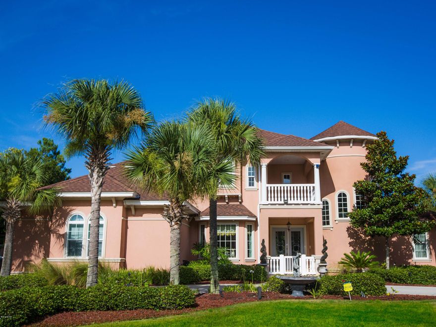 Looking for country living on Panama City Beach? This beautiful home situated on over an acre of land, gives you the pleasure of living on the beach, while still enjoying enough space to give you the country lifestyle. This custom built home provides quality construction and style. There is something for everyone in the family, with formal dining, family, sun, fitness, hobby, and media rooms, and a huge pool with a deck and gazebo for outdoor entertaining. The kitchen has Travertine floor tiles and is a Chef's dream with a double oven, a huge side-by-side Dacor fridge/freezer and a gas stainless steel range. Throughout the rest of the home you'll find beautiful hardwood flooring. On the ground floor there are two bedrooms including a master suite with a jetted tub and separate shower. The fitness and laundry rooms, along with a lovely powder room are all located on the ground floor. Upstairs you'll find the the media room, three bedrooms (including a 2nd master suite with his and hers walk-in closets), the hobby room and an additional laundry room. 

The home comes with a Security system, intercom and a back-up generator providing power to the Kitchen and 1st floor Master Bedroom. At the rear of the property there is an automated gate for RV parking.