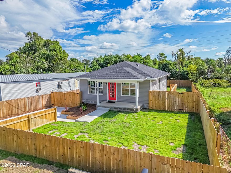 $10,000 in FLEX cash offered from the seller! Use this incentive to go towards closing cost, or buy down your interest rate!

Step into contemporary living with this stunning 3 bedroom, 2 bathroom modern home designed for both comfort and style. From the moment you enter, you'll notice the attention to detail that sets this property apart.

Inside, enjoy sleek quartz countertops and matte black fixtures throughout, creating a cohesive, upscale look in every room. The luxury vinyl plank (LVP) flooring and recessed lighting add a clean, modern touch, making each space feel both warm and sophisticated.

The open layout flows effortlessly into a spacious living area and a beautifully appointed kitchen that is perfect for entertaining or relaxing at home.

Outside, enjoy the large backyard with a fully enclosed privacy fence. Whether you're hosting guests or enjoying a quiet evening, this outdoor space offers endless possibilities.

Don't miss your chance to own this turnkey home that combines modern design with everyday functionality all in one beautiful package.