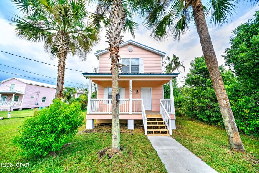 Wonderful opportunity to live in the heart of St. Andrews near all of the local hotspots! Short walk or drive to bars, restaurants, and shops like Uncle Ernie's, Capt's Table, The Dive,  Burgunbarrel, Drews Ice Cream, and more! Charming coastal cottage with 2 bedrooms, 2 bathrooms and half bathroom off the living room. Fully renovated in 2023 to feature shaker cabinets, granite countertops, LVP throughout, and modern light fixtures. Covered patio, porch, and fenced back yard perfect for enjoying the Florida weather. 

One year lease required. $1,875 security deposit. $1,875 monthly rent. Pets allowed with $350 pet fee and approval.