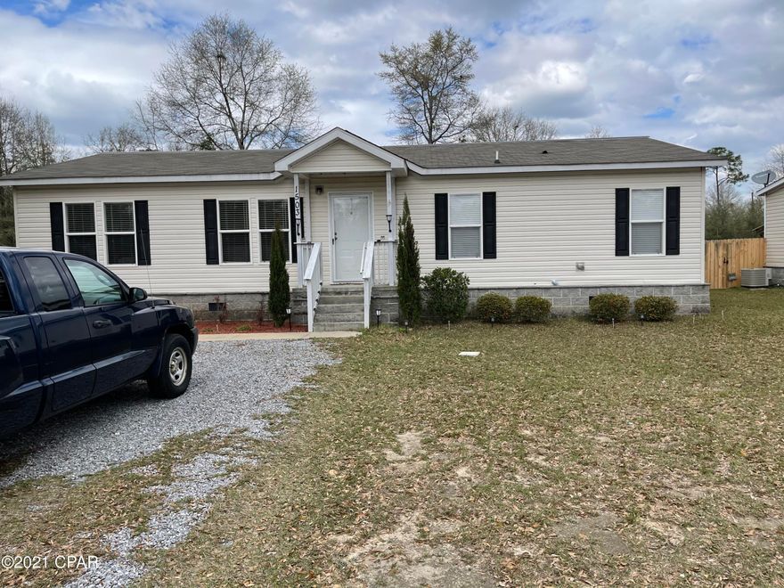 PRICE REDUCTION! Under Contract. In the Foxcroft  Estates. One of a few that sit on a FOUNDATION. The 3 bedroom and 2 bath home has nice living spaces and plenty of closet space for storage and a separate Laundry room/mud room. Enjoy and relax on the screened in patio or a cozy fire around the the firepit. School district is Baker, Hot Tub negotiable