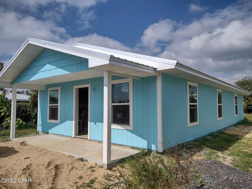 New Construction 3 bedroom 2 bath home centrally located and priced to sale. Open floorplan. Spacious kitchen with breakfast bar and stainless steel appliances. Covered front porch and new 10x12 storage shed. Pictures are of same home but colors may vary.