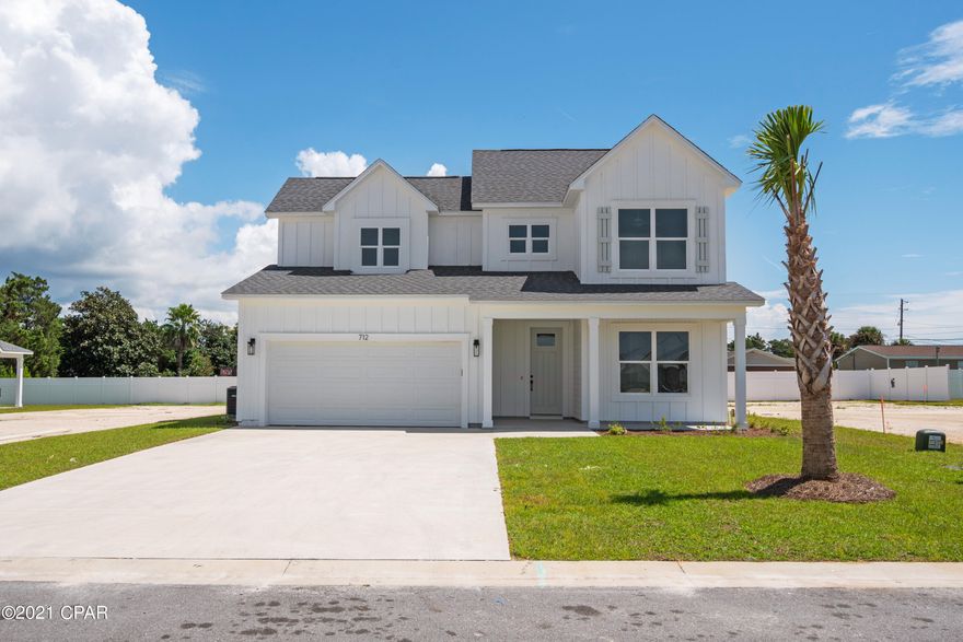 Enjoy the Inlet Beach lifestyle for a fraction of the price! The Preserve at Lake Powell is a coastal community located on the west end of Panama City Beach. We have 40 new lot/home packages to choose from and 4 floor plans. This premier development is only a short drive to the largest public beach access in Walton County, public boat launch at Lake Powell Park, 30 Avenue for shopping & entertainment, Camp Helen State Park, and Rosemary or Alys Beach. Coastal style homes featuring quality materials, bold features, and versatile design are the centerpiece of this serene residential retreat. This Tarpon floor plan features 5 bedrooms, 4 baths, 2,428 sq ft, 2-car garage, and a covered porch (opt to extend). Standard features include scratch resistant laminate hardwood flooring, cabinets with soft close doors & drawers, granite countertops (can upgrade to Quartz), and more. Upon entry you are welcomed into the foyer which leads directly to the kitchen and open living & dining areas. Several windows bring in lots of natural light giving the space a great ambiance.

The kitchen features a large center island with breakfast bar, stainless steel appliances, cabinets with soft close doors & drawers, granite countertops & backsplash, and a separate pantry. There is an option to upgrade to a gourmet kitchen.

The spacious master suite is located on the first floor and features a luxurious en-suite master bath with double vanities, walk-in tile shower, walk-in-closet, and a separate water closet. There is an option to have a study with a half bath in lieu of a fifth bedroom and full bath on the first floor.

The second level features three generously sized bedrooms, one with an en-suite bath and the other two bedrooms share a bathroom. The second level also offers a spacious loft, great for reading, gaming, or just relaxing.

This is your opportunity to own a brand new coastal home located in the heart of what makes the Emerald Coast famous. The Preserve at Lake Powell is ideally located with quick and easy access to outdoor activities such as biking, hiking, kayaking, paddle boarding, boating, and fun beach days. There are currently homes under construction and several available lots. Choose your lot and the features/options of your Tarpon floor plan today! Full packages are available upon request. We look forward to helping you find an amazing property with a million dollar lifestyle at a fraction of the price!

**Pricing is subject to change based on additional upgrades being added during the construction process.**