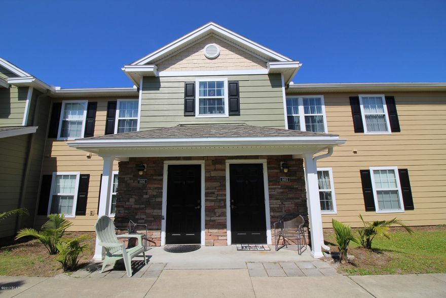 Luxurious, affordable and Low maintenance! This is an amazing opportunity to own a 4 bedroom/ 3 bath in the heart of PCB for such a low price! The low HOA includes water, sewer, trash and all of the amenities that are available. No yardwork, and you get to enjoy the pool without the maintenance. This is a one owner home. The owners have upgraded the home with custom tile and paint. The complex sits less than 2 miles to Pier Park and is a short drive to a public beach access. Seller is offering a One Year Warranty with acceptable offer.