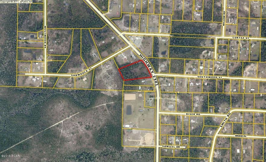 Great property for your new home or mobile home.  Needs some acreage for your horse?  You found it!  Opportunity abounds for this Hwy 2301 frontage property.  There is a well and septic on the property, but they would have to be inspected to see if the are usable.