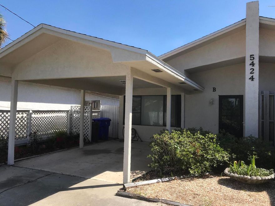 Listed for Comp Purposes Only.  2 Bedroom 2 Bath Duplex with fenced backyard.  All dimensions, measurements, age, sq ft, rooms and lot size are approximate.  Buyers should verify if important to them.