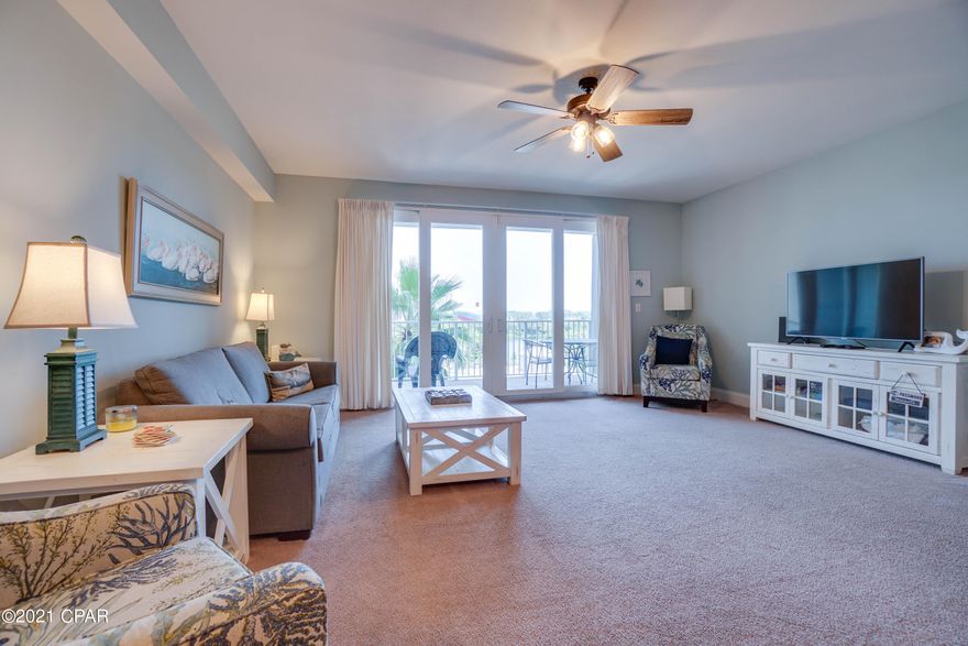 CURRENTLY UNDER CONTRACT - SELLER ACCEPTING BACKUP OFFERS: Fully Furnished, Turnkey Rental Income Generating Condo at Laketown Wharf, just a short walk The World's Most Beautiful Beaches and lots of entertainment nearby! This 1 bedroom / 2 bath with bunk room easily accommodates 6 people comfortably. Quiet area on a low floor with updated HVAC and Water Heater. Enjoy your morning coffee or happy hour cocktail from your expansive balcony overlooking the Lagoon Pool or take a quick walk to one of the less crowded Public Beach Accesses. Active Rental Income, Showings only by appointment on Turnover Dates. Buyer to verify all necessary information.