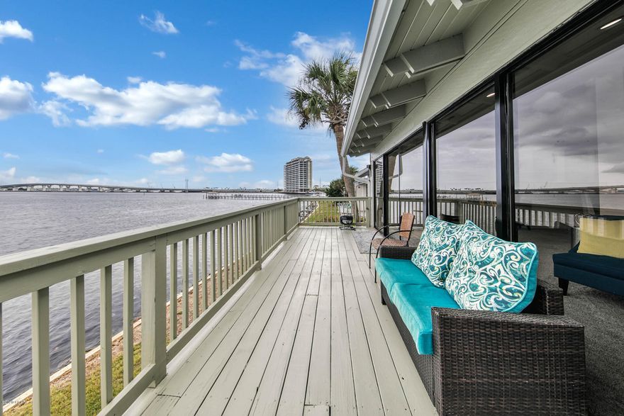 Do you love the bay?  Then, welcome to the Best of the Best. The Moorings is a 12-unit townhome complex on perhaps the best piece of property in all of Panama City Beach. To the east, owners enjoy uninterrupted views across one of the widest points on St Andrews Bay. To the west, the private marina with a deed boat slip for each unit sits on the protected waters of Woodlawn Bayou. Within The Moorings, #10 is one of the only townhomes that has been remodel top to bottom. Floor to ceiling windows provide both views and ample light to showcase the open floor plan and beautiful finishes of this designer home. A chief's kitchen is highlighted by stunning stone counter tops and back splash. Downstairs, floor to ceiling windows in a huge master suite also offer amazing views. YOU deserve this.