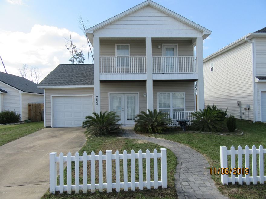 Spacious 3 bedroom 2.5 bath two story home on a Cul-de-Sac. This home offers a garage, large living & dining area, walk-in closet, inside laundry room, attic space, and covered balcony off second story master. Pest control (once per year termite bond) included. All sizes are approximate, please measure and verify if important. School assignments are subject to change, please check with Bay County for most accurate information. Pets under 30 lb allowed with owner approval and NON REFUNDABLE pet fee of $250.00 per pet. Breed restrictions apply