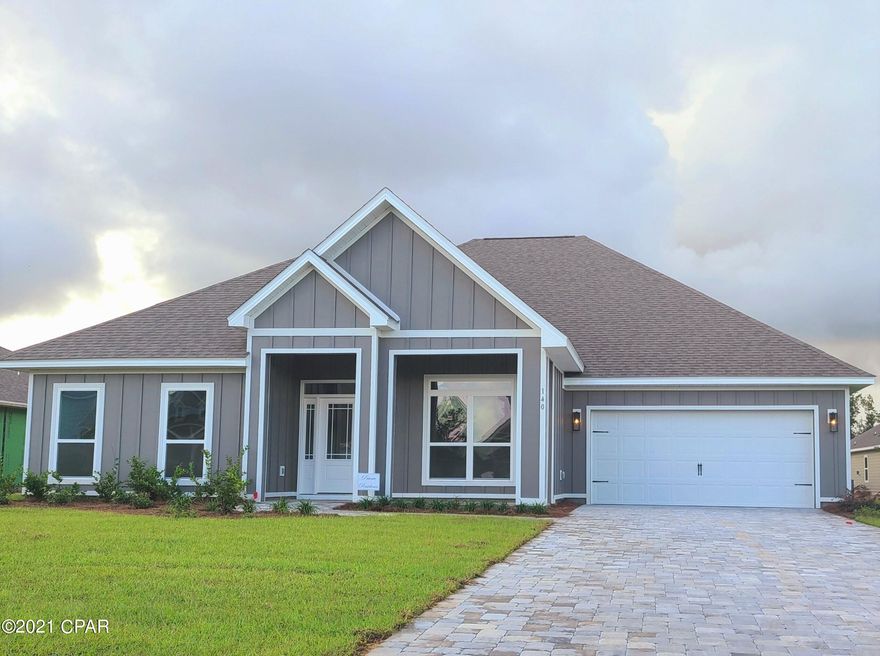 The McKenzie is a 5 bed, 3 bath, home located in the Plantation at College Point community! As you enter this home, you will find elegant 9' ceilings and EVP flooring throughout the entire home excluding the bedrooms. Beautiful interior doors with brushed nickel hardware, granite kitchen and bath countertops with undermount sinks. The home also features stainless steel appliances which include a smooth top stove, microwave, and dishwasher. The Plantation at College Point community is close to nearby schools, restaurants, shopping, and a short drive to the white-sand beaches and turquoise seas. Pictures, photographs, floor plans, elevations, features, colors and sizes are approximate for illustration purposes only and will
vary from the homes as built. Home and community information including pricing, included features, terms, availability and
amenities are subject to change and prior sale at any time without notice or obligation. For Move-In/Completion Estimates:
Ready dates are estimates only. Timing of completion of construction and buyer move-in are subject to contingencies
contained in home purchase agreement and governing jurisdictions issuance of a certificate of occupancy, and may change
due to forces majeures and other delays or disruptions outside the reasonable control of the Builder.