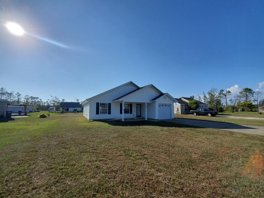 Beautiful 3 bedroom, 2 bath home situated on .3 acres just off of the 4th hole of the golf course. For ultimate enjoyment, location is key on this quiet cul-de-sac. The seller has completely refreshed the interior and new LVP is throughout living room and main areas. At 1130 square feet with an open concept, this home ''lives'' like a much bigger home. The kitchen has solid wood cabinets and a large pantry and includes all appliances. A breakfast bar separates the kitchen and dining room and vaulted ceilings join both rooms with the living room. Comfortable and spacious are

the two words that describe this home. Maintenance free vinyl siding covers the exterior of the home. A one car attached garage provides storage for your car or truck. Huge Backyard. Call today for your private viewing