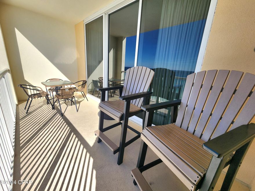 Gulf-Front Condo with Breathtaking Views - Perfect for Rentals or Your Own Coastal Escape. 
Discover this 10th-floor Gulf-front gem that offers the ultimate beachside retreat with 1 bedroom, 2 full baths, and a convenient bunk room with its own bath and shower. Experience the stunning Emerald waters of the Gulf of Mexico and the world-famous white sandy beaches from your private balcony, where you can enjoy picturesque sunsets every evening.

Interior Features include.
• Stainless steel appliances
• Stackable washer and dryer
• Tile and vinyl plank flooring for easy maintenance

• Upgrades 2022- new appliances, hot water heater, new furniture, new flooring in the master bedroom and new tv's.

Currently used as a vacation rental with short-term rentals allowed. Unit comes fully furnished and turnkey rental ready.
Grossed slightly over $40K this year and the seller said it was a slow year!

Resort Amenities include. 
• Three pools, including one seasonally heated
• Hot tubs for relaxation
• Fitness center
• On-site market, gift shop, and Starbucks
• H2O bar and grill for dining
• A private movie theater for entertainment
• Gated parking deck with 24-hour security

Majestic Beach Resort is in a prime location that is conveniently located near restaurants, shopping, Walmart, and local attractions. 
Pier Park, with its dining, shopping, and entertainment, is just a few miles away.

The unit is situated close to elevators for added convenience for owners and guests. Also, plenty of room to park with a parking garage that even has 2 sky walks to access the towers.

This unit is ideal as a vacation rental, a second home, or a primary residence. Don't miss your opportunity to own this slice of paradise on the Gulf!
Buyer/buyers agent to confirm all items of importance.