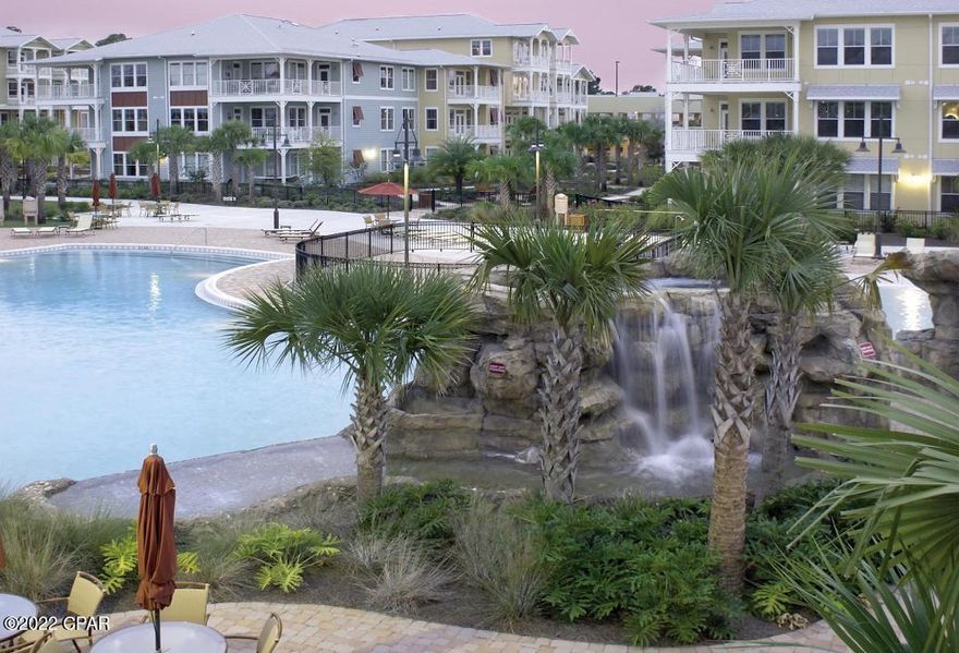 Beautiful 3 bedroom vacant and ready for occupancy. Island Reserve is the premier development in our area with the finest amentitie package of any other property in the area.The large 3 bedroom unit all on one level is the perfect primary or secondary residence. No short term rentals are allowed in this property. The large spaciuos unit has a private balcony to enjoy the view to the pool as well as the lavish landscaping throughout the development. Come checkout this place as the property literally sells itself. From the large lagoon pool with Full lap pool at one end and and a zero entry entrace on the opposite end. With beautiful waterfalls in the middle. There is an interior basketball court as well as a Theatre and full workout room . Buyer responsible to pay for Title Insurance.