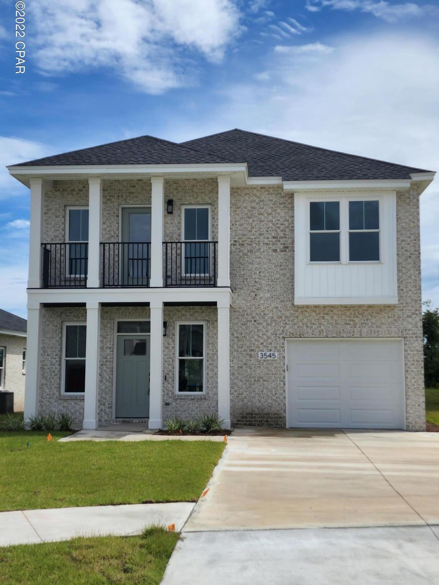 MILL PINT COVE-New Construction!  Two story brick home with 1 car garage, 4 bedrooms, and 2.5 bath.  Downstairs features living room, dining area, breakfast bar, kitchen, half bath and laundry room.  Upstairs features master bedroom with balcony, master bath, 3 bedrooms and full bath.  This home features stainless steel appliances, kitchen island, quartz counter tops, upgraded light fixtures and underground utilities.  Convenient location to TAFB.

1 dog or cat $250 pet deposit/$50 pet fee/$25 per month pet rent.