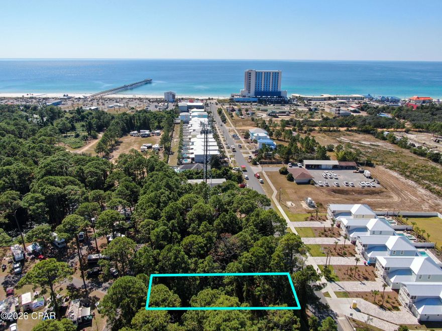 Attention all investors and entrepreneurs - this property is a real game-changer! Boasting a coveted High Intensity Commercial zoning designation in the heart of Panama City Beach. Perfect location for retail space or multifamily. Imagine the potential to build a commercial business or residential or multi-family property of your dreams. And with short term rentals permitted, you can maximize your investment by generating income year-round. What's more, this property is located in a highly desirable area with lots of visibility and new development happening all around, ensuring a bright future for your investment. And with no HOA to worry about, you'll have the freedom to make your vision a reality. And let's not forget the unbeatable location - just a 9-minute walk to the beautiful beaches. Survey Available.