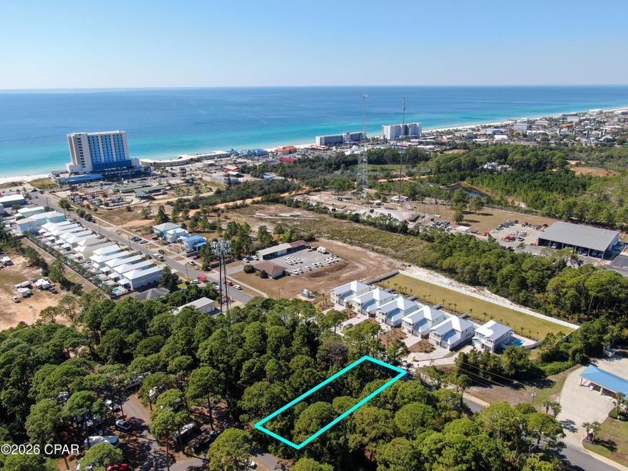 Positioned in the center of Panama City Beach, this 60 × 150 homesite offers a rare combination of zoning flexibility and coastal proximity. High-intensity commercial zoning opens the door to multiple development strategies--build single-family, duplex, multifamily, or a mixed-use concept in an area already seeing strong growth and redevelopment.
Located just off Highway 98 on Lyndell Lane, the property sits in a high-demand corridor with expanding residential and income-producing projects. The Gulf is a short walk away, creating strong appeal for both short-term and long-term rental potential.
With public water, sewer, natural gas, and electric available, development is streamlined from the start. No HOA means full control over design, use, and execution.
For investors and builders, this is a positioning asset--flexible, build-ready, and located where demand continues to move.