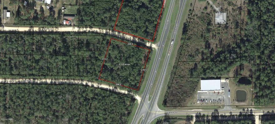 Great property at the Northern end of Bay County. This is actually two parcels that are separated by Leisure Lane. The first one is on the corner of Restful Rd and 231 and the second one is on the corner of Leisure Lane and 231. This could be the perfect home site for you and build a mother in laws home on the other. With the right zoning you  could even have a business on one and live on the other. Property is only minutes away from the beaches, shopping, Tyndall Air Force Base, the springs and lakes to fish in.  Don't miss your chance to live the Florida dream.