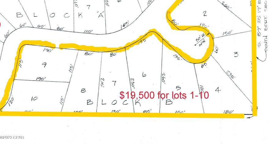 Lots 2 thru 10 are available in Block B. Hickory Bluff, named for the trees and high and dry land, here is a building lot, ready for a new construction or mobile home. Surrounded by new homes and a short distance to Fanning Bayou, fishing, boat ramp and just a few miles from Lynn Haven. The lot has with no association fees so bring your boat, RV, build a pole bar or workshop. Peaceful, quiet and ready to go today! Choose from any of many lots we have for sale in Hickory Bluff community!  Call for additional details.