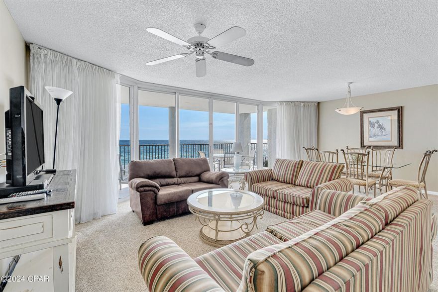 This property has sold! Discover similar listings by reaching out to us for an updated list of available properties that match your preferences.. The 2BR/2BA condos at Long Beach may be the nicest 2BR floor plan on the entire beach. Both bedrooms are gulf front and have their own private baths and the balconies are larger than most. Located on the third floor (actual 4th floor), enjoy easy access to the beach and all of Long Beach's impressive amenities with minimal elevator rides. Relax around one of the three gulf-front pools or at the ''Hangout Bar and Grill,'' right by the large, resort-style pool in the center.  Long Beach features gated access and on-site security. Also enjoy an easy parking setup with parking spaces located directly in front of your building. This unit is offered fully-furnished and ready to rent with some pending rentals on the books. Currently managed by Kim's Condos, this can be viewed between renters. Priced to move, sellers will assess offers as they are presented.