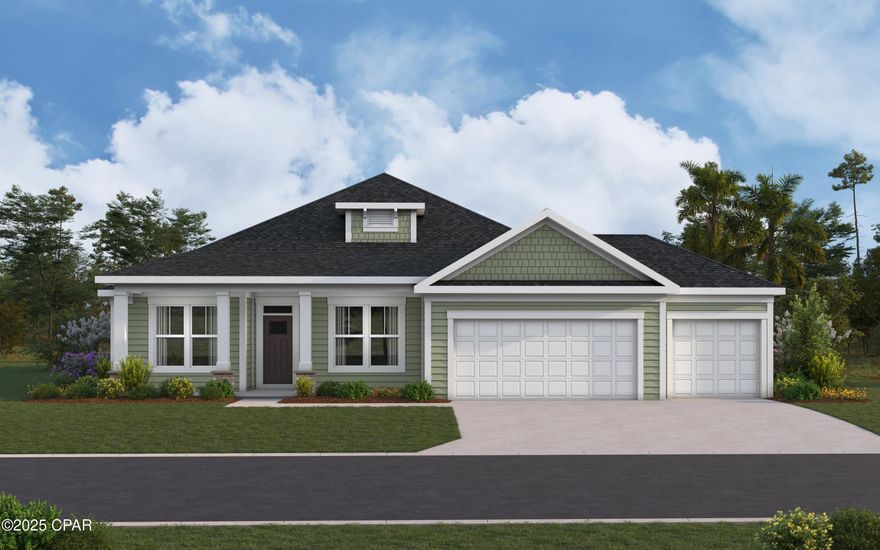 New construction by Fischer Homes in the desirable Breakfast Point community featuring the Dahlia floorplan. This stunning plan offers quartz countertops, tons of cabinet space and a huge walk-in pantry.  Formal living and dining rooms, and family room leading to covered patio. Fantastic owners' suite with double closets, and private, luxury bath. Two other bedrooms on first floor. Additional bedroom, bathroom, and study located on the second floor. Private, gated, in-ground pool and three car garage.