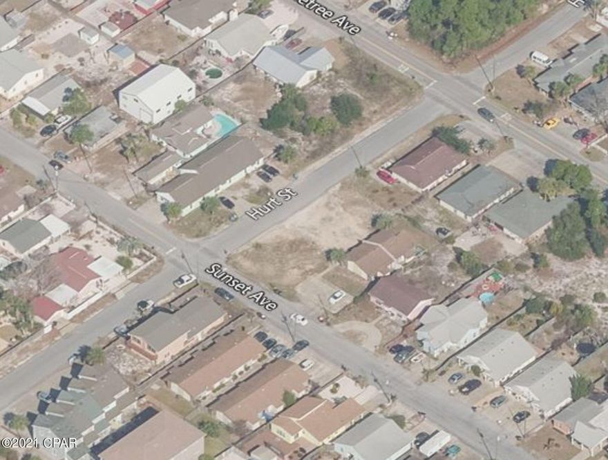 Two 50 x 60 foot lots or one 50 x 120 lot, Already cleared, corner lots. Build two or three units of one Home. The two water meters are already paid for and impact fees paid. This is a hard to find lot just 3 blocks from the Gulf Beaches. If you snooze you lose on this one.  Only 6 blocks to boat ramp to Lagoon & Gulf.

(Seller firm on price paid $205k plus another $10k in improvements.)