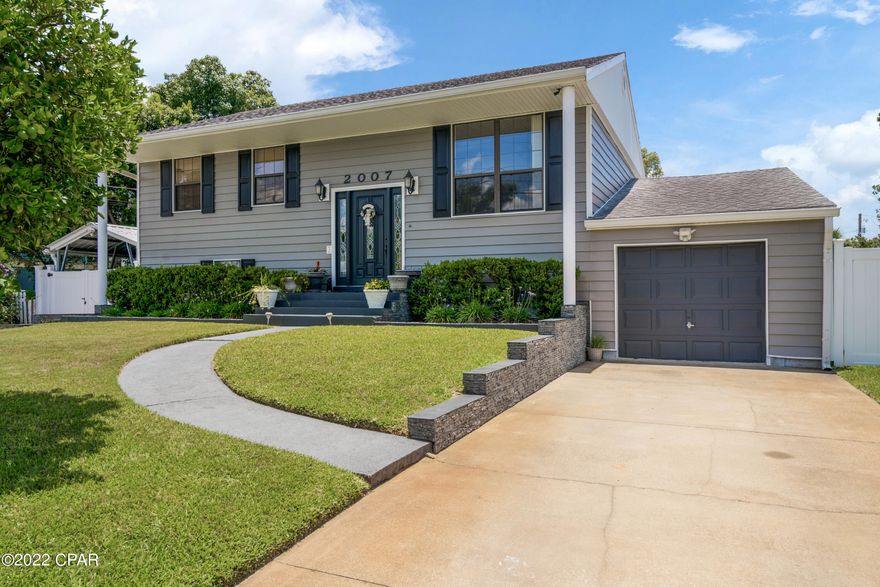 CURRENTLY UNDER CONTRACT, SELLER ACCEPTING BACKUP OFFERS. Motivated seller! This beautiful home offers three bedrooms, and two bathrooms. This split-level home offers a Livingroom upstairs, and a bonus room downstairs. This home offers dull AC units. One AC unit runs upstairs, and the other unit runs downstairs. The home comes with a nice jacuzzi located on the back porch. The back porch is closed in for additional privacy. This home is located on a large lot and has a shed in the back yard along with many different types of fruit trees. The yard is irritated by a  well that is located on the property. This home is a must see!